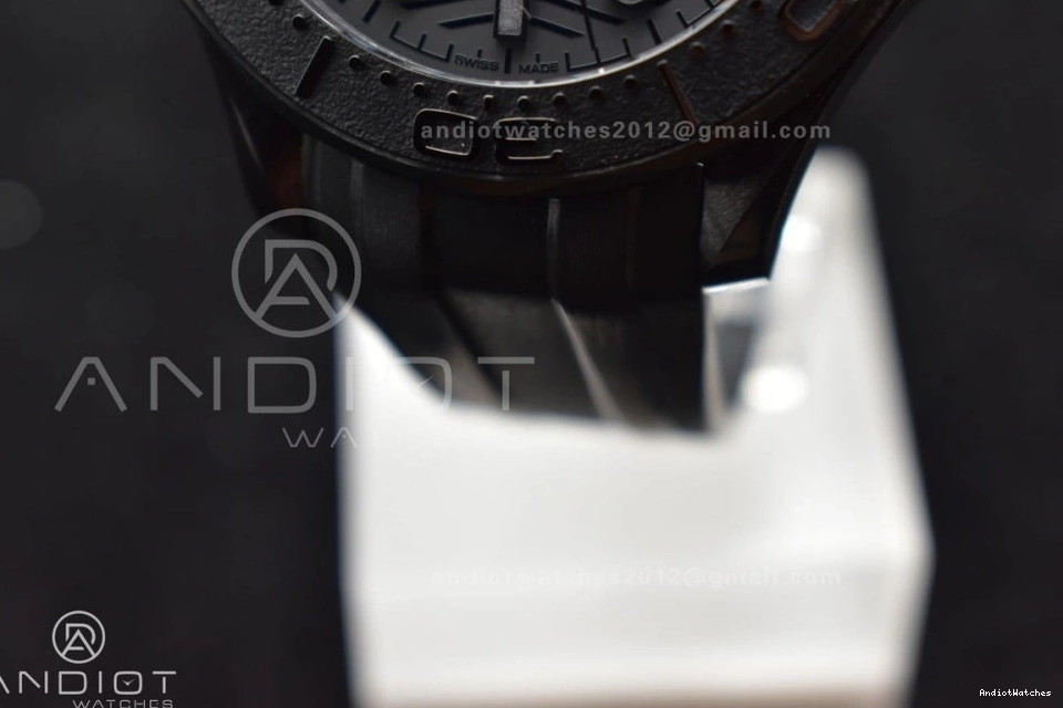 1066 43.5mm on Black Dial Black Best 1:1 Ceramic VSF Edition Strap Black Rubber Durable Seamaster A 300m 0430